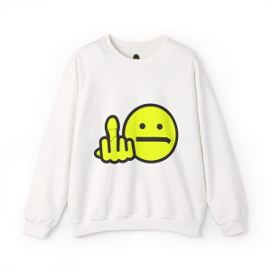Middle Finger Emoji Crewneck Sweatshirt
